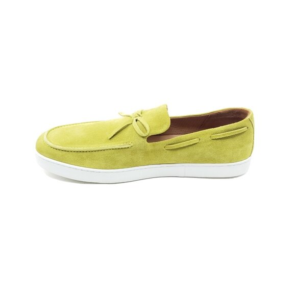 Allen Edmonds Santa Rosa Loafers Neon Green Suede Casual Slip-On Mens Size 13 D